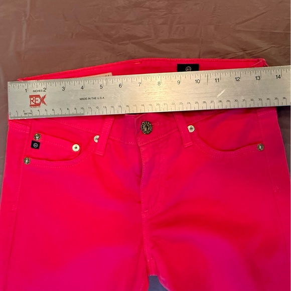 AG Hot Pink Le Legging Ankle Skinny Jeans Size 25 MSRP $228 - Picture 9 of 10